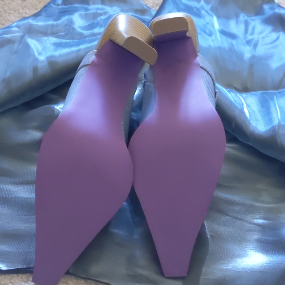 Denim Mules - Picture 3 of 5